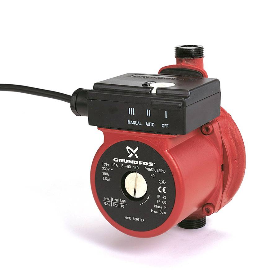 Повысительный насос Grundfos UPA 15-90 N Грундфос  по лучшей цене с доставкой - интернет-магазин Прогрессивные решения
