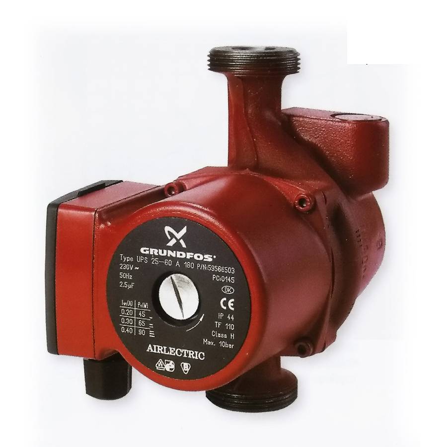 Циркуляционный насос GRUNDFOS UPS 25-60 A Грундфос  по лучшей цене с доставкой - интернет-магазин Прогрессивные решения
