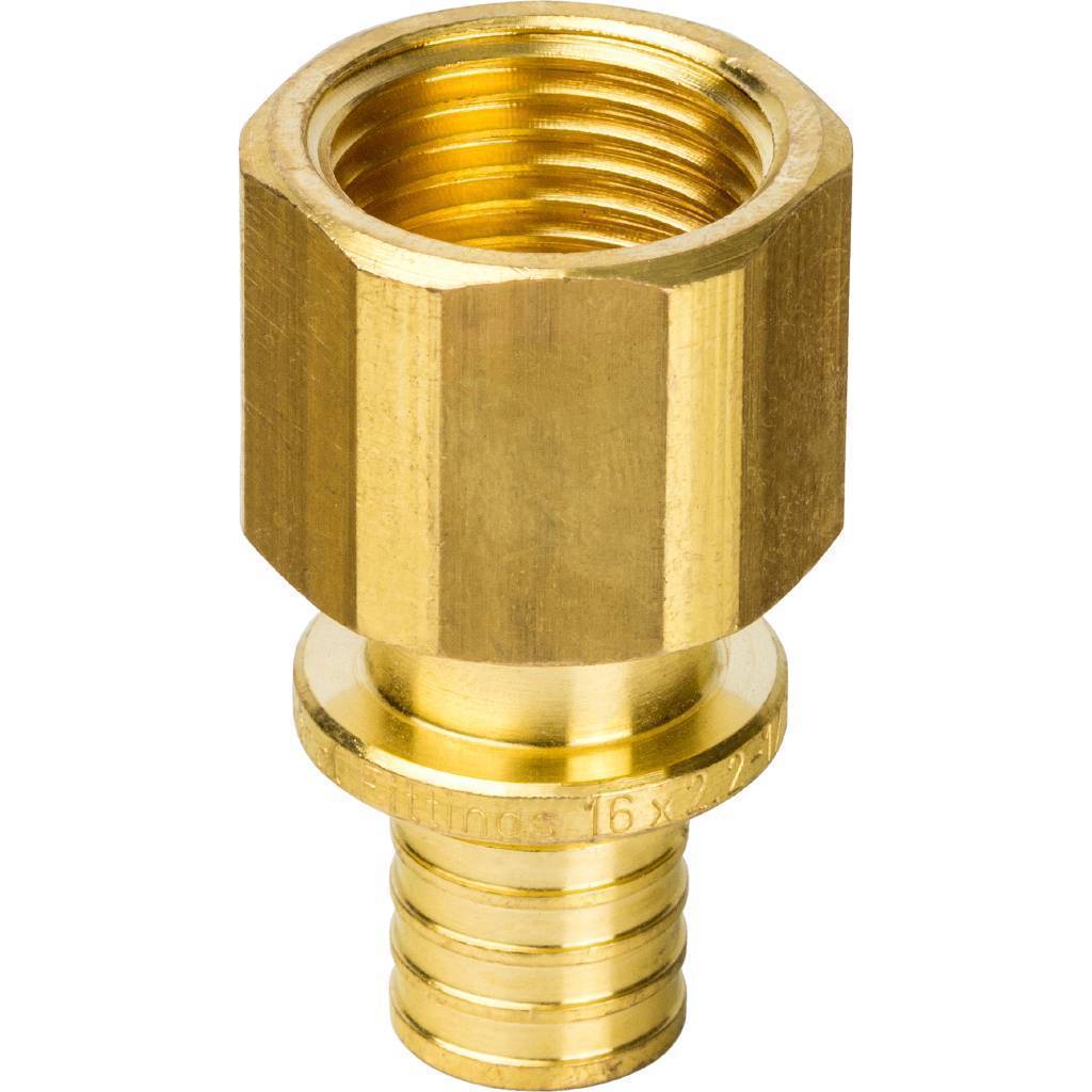 Купить SFA-0002-001612 STOUT  Переходник с внутренней резьбой 16xG 1/2" для труб из сшитого полиэтилена аксиальный STOUT по лучшей цене с доставкой - интернет-магазин Прогрессивные решения
