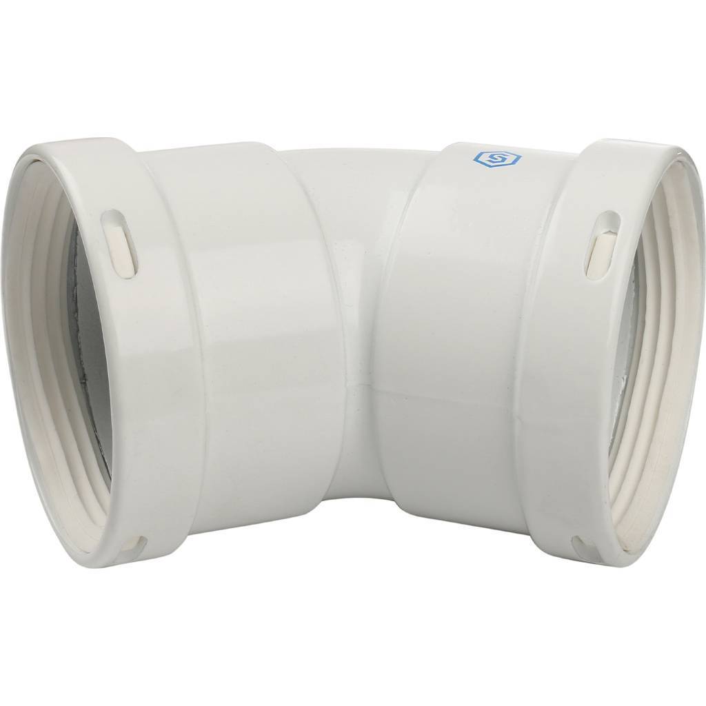 Купить SCA-0080-020045 STOUT  Элемент дымохода отвод 45° м/м DN80 STOUT по лучшей цене с доставкой - интернет-магазин Прогрессивные решения