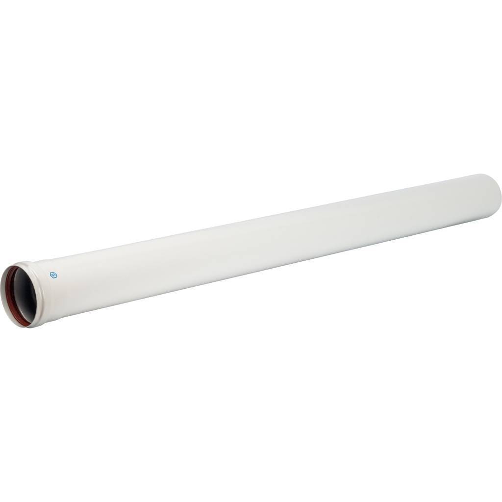 Купить SCA-0080-802000 STOUT  Элемент дымохода  DN80/100 труба 2000 мм утепленная п/м STOUT по лучшей цене с доставкой - интернет-магазин Прогрессивные решения