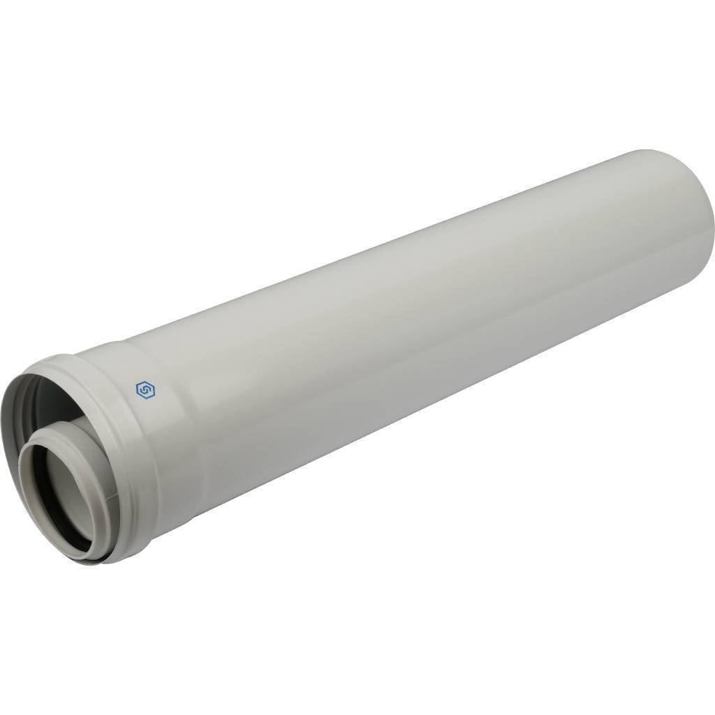 Купить SCA-8610-000500 STOUT   Элемент дымохода конденсац. труба  500 мм DN60/100 м/п PP-FE STOUT по лучшей цене с доставкой - интернет-магазин Прогрессивные решения