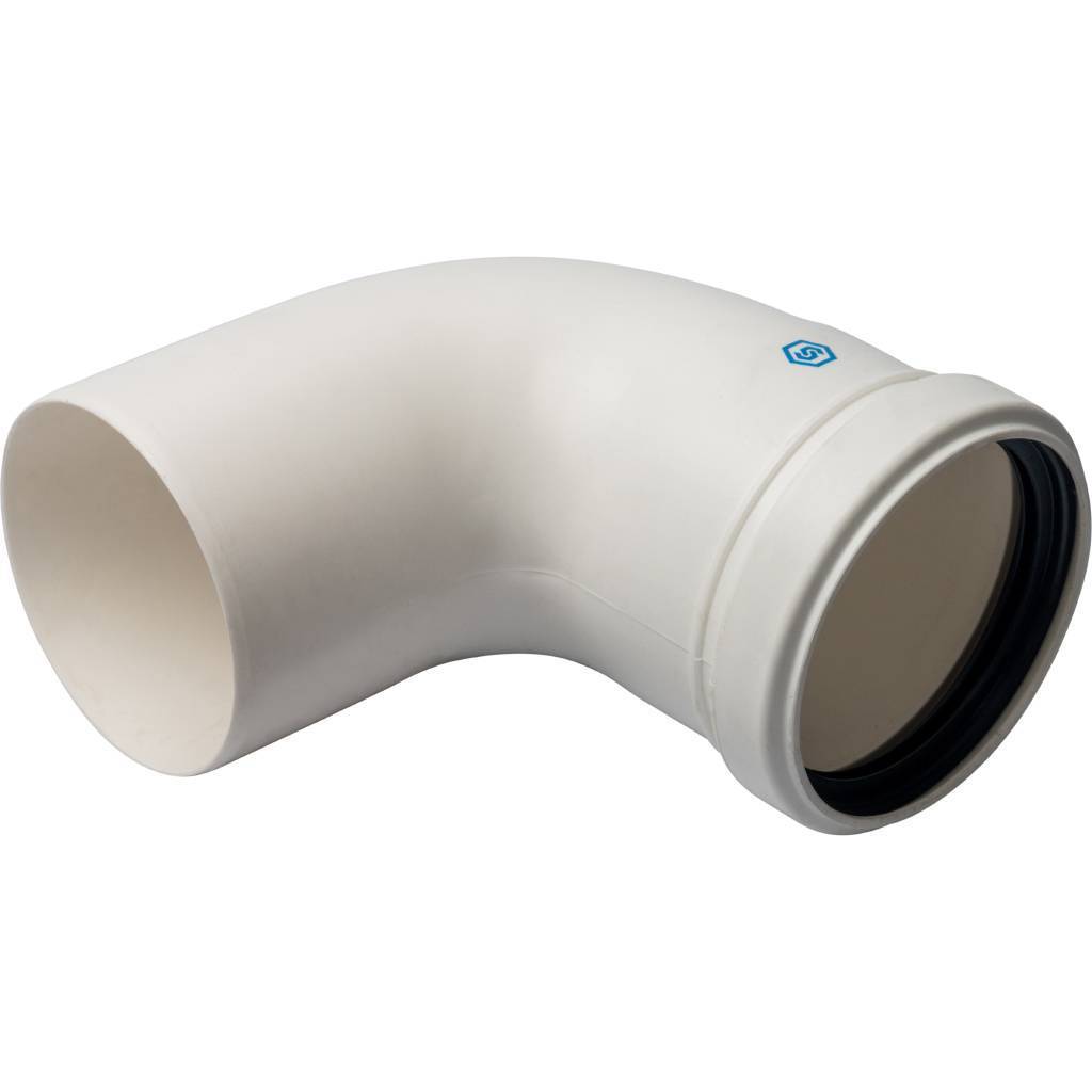 Купить SCA-8080-000090 STOUT   Элемент дымохода конденсац. угол 87° DN80 м/п PP-FE STOUT по лучшей цене с доставкой - интернет-магазин Прогрессивные решения