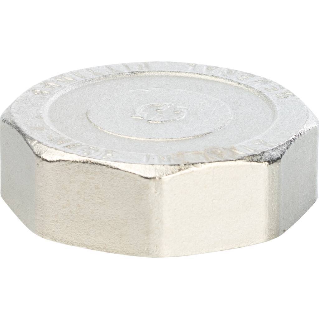 Купить SFT-0027-000002 STOUT  Заглушка ВР никелированная 2" STOUT по лучшей цене с доставкой - интернет-магазин Прогрессивные решения