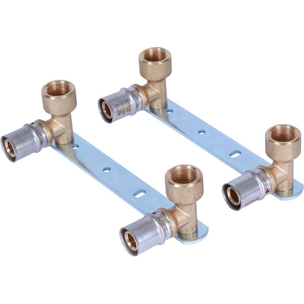 Купить SFP-0013-001220 STOUT   Настенный комплект для смесителя 1/2"x20 для металлопластиковых труб прессовой STOUT по лучшей цене с доставкой - интернет-магазин Прогрессивные решения