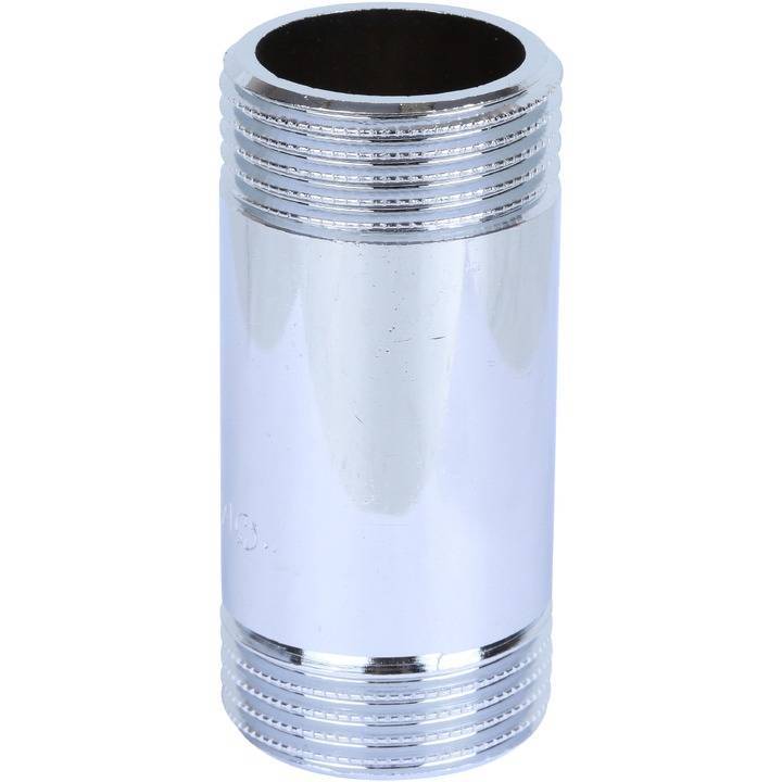 Купить SFT-0061-034100 STOUT  Удлинитель НН хромированный 3/4"x100 STOUT по лучшей цене с доставкой - интернет-магазин Прогрессивные решения