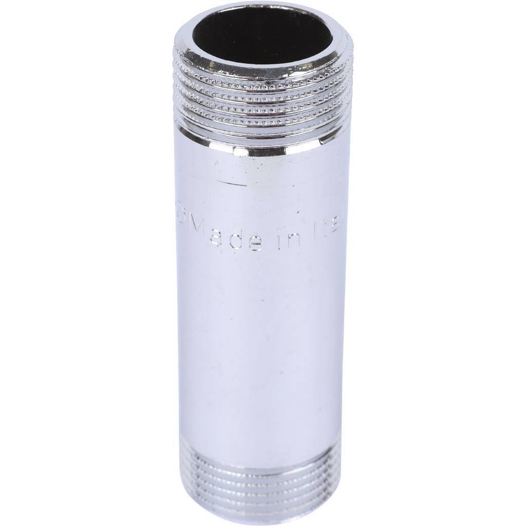 Купить SFT-0061-003480 STOUT  Удлинитель НН хромированный 3/4"x80 STOUT по лучшей цене с доставкой - интернет-магазин Прогрессивные решения
