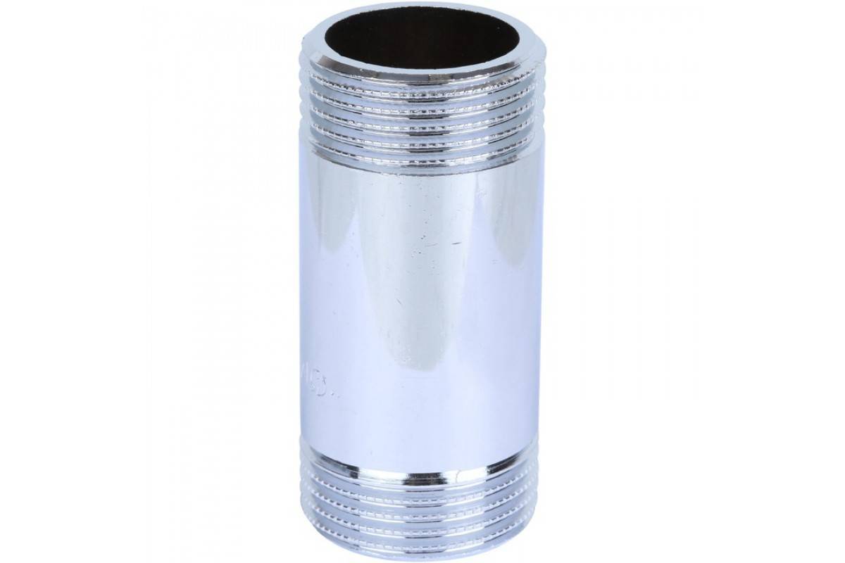 Купить SFT-0061-000180 STOUT  Удлинитель НН хромированный 1"x80 STOUT по лучшей цене с доставкой - интернет-магазин Прогрессивные решения