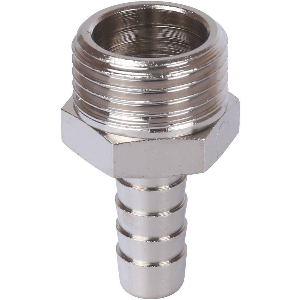 Купить SFT-0067-001210 STOUT  Штуцер НР никелированный 1/2"x10 STOUT по лучшей цене с доставкой - интернет-магазин Прогрессивные решения