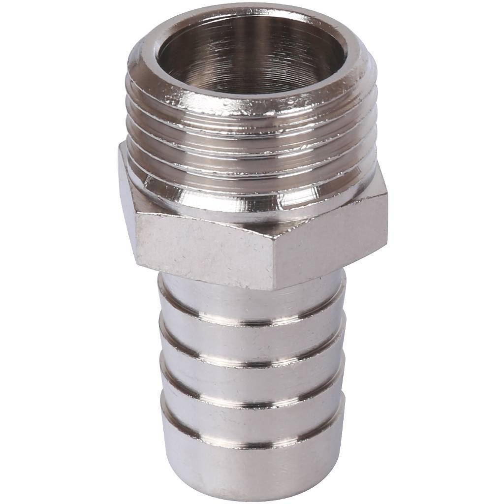 Купить SFT-0067-001216 STOUT  Штуцер НР никелированный 1/2"x16 STOUT по лучшей цене с доставкой - интернет-магазин Прогрессивные решения