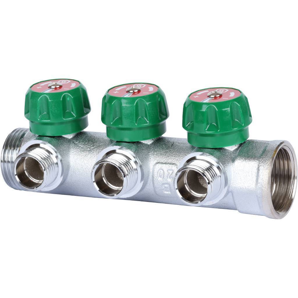 Купить SMB-6849-011203 STOUT  SMB-6849-011203 STOUT Коллектор регулирующий 1", 3 отвода 1/2" плоское уплотнение STOUT по лучшей цене с доставкой - интернет-магазин Прогрессивные решения