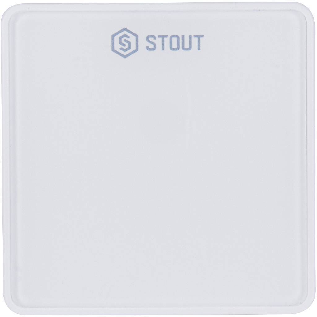Купить STE-0101-008010 STOUT  Беспроводной комнатный датчик C-8r, белый STOUT по лучшей цене с доставкой - интернет-магазин Прогрессивные решения
