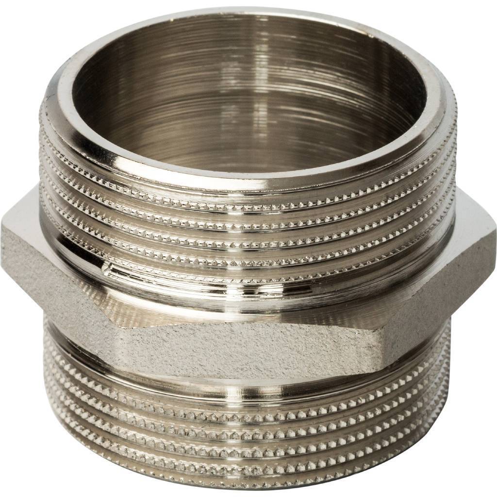 Купить SFT-0004-114114 STOUT  Ниппель HH никелированный 1"1/4 STOUT по лучшей цене с доставкой - интернет-магазин Прогрессивные решения