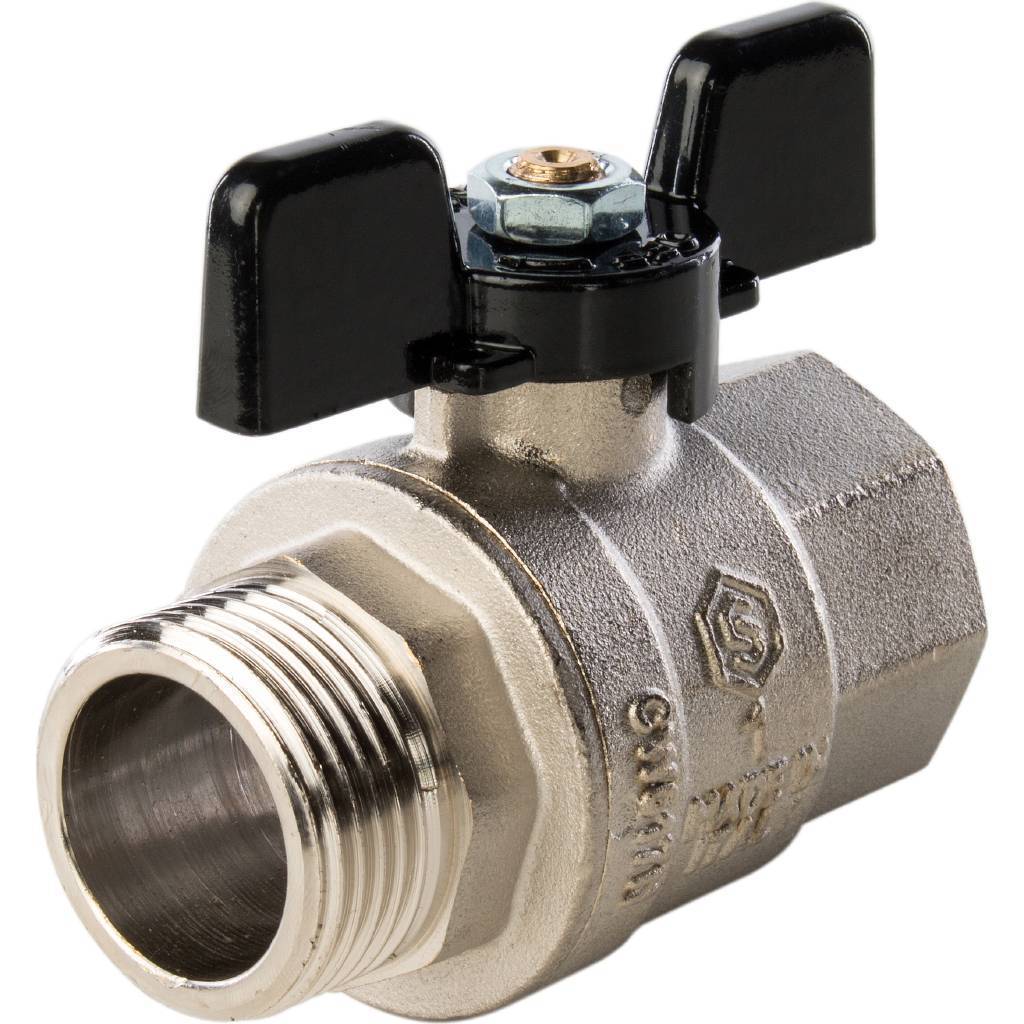 Купить SVB-0004-000025 STOUT  Кран шаровой полнопроходной, ВР/НР, ручка бабочка 1 STOUT по лучшей цене с доставкой - интернет-магазин Прогрессивные решения