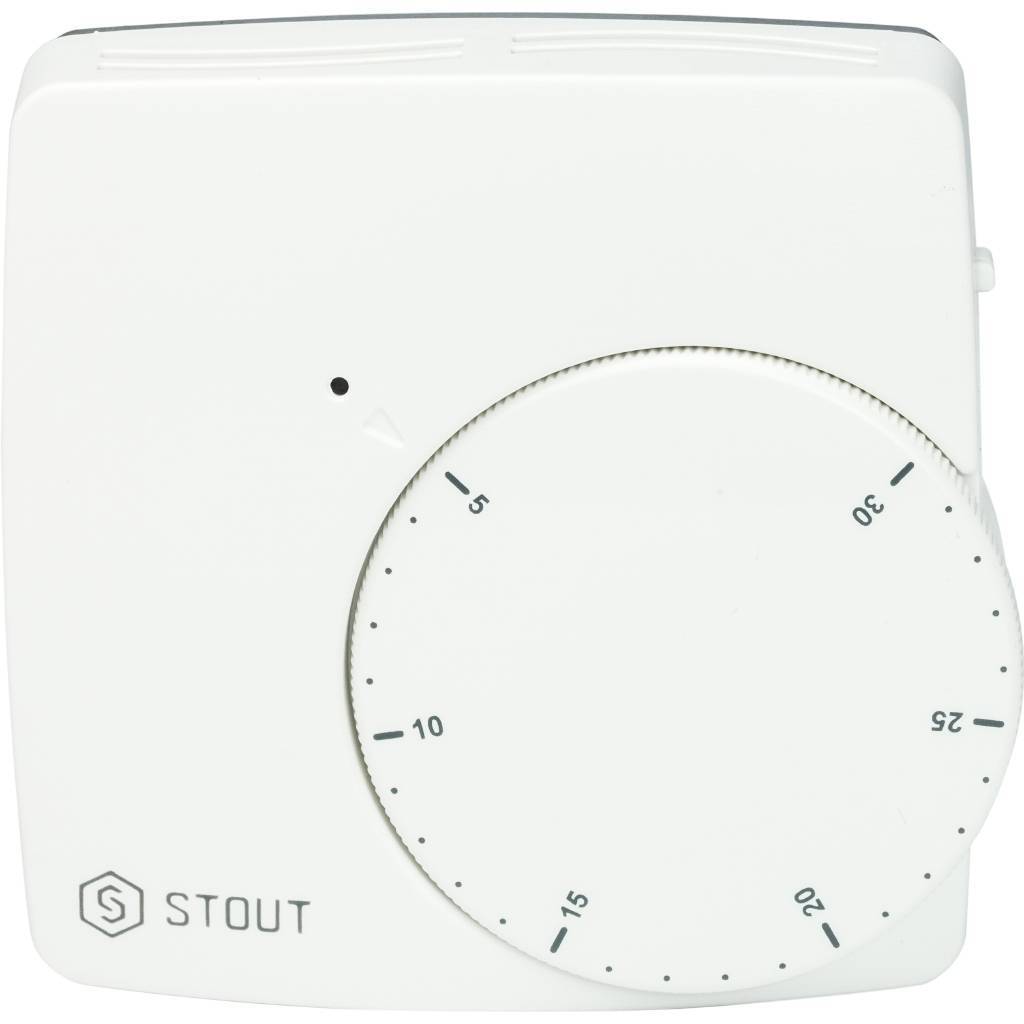 Купить STE-0002-000010 STOUT STE-0002 Термостат комнатный электронный WFHT-DUAL включ. дистанционный датчик «в пол» L=3 м STOUT по лучшей цене с доставкой - интернет-магазин Прогрессивные решения