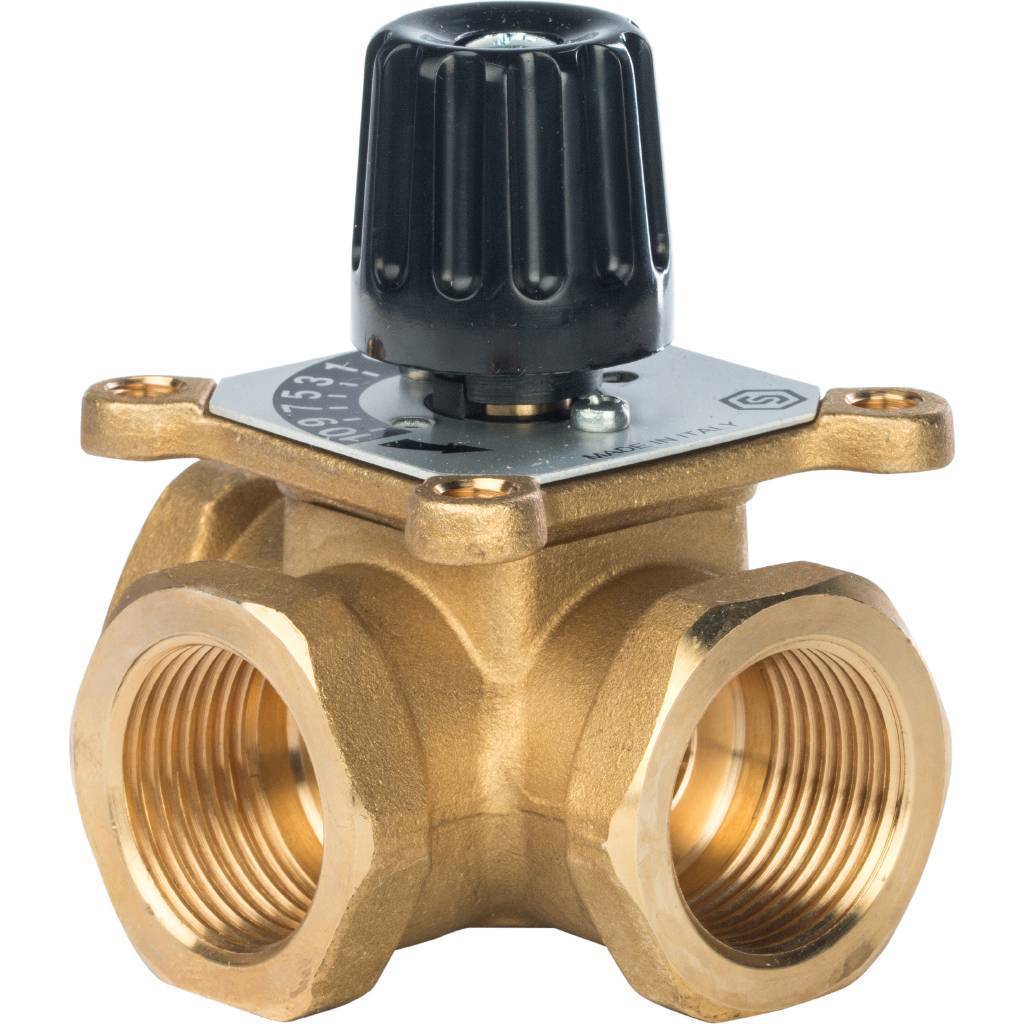 Купить SVM-0003-012501 STOUT трехходовой смесительный клапан 1" KVs 8 STOUT по лучшей цене с доставкой - интернет-магазин Прогрессивные решения