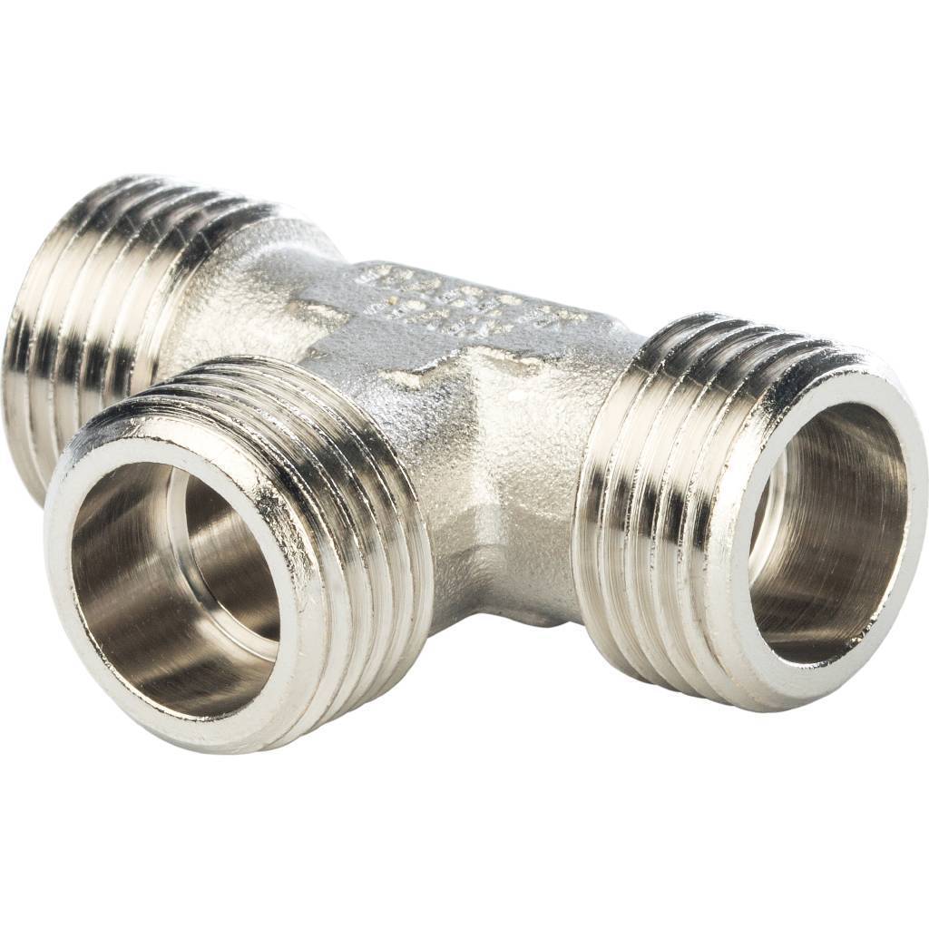 Купить SFT-0018-343434 STOUT  Тройник НН никелированный 3/4X3/4X3/4 STOUT по лучшей цене с доставкой - интернет-магазин Прогрессивные решения