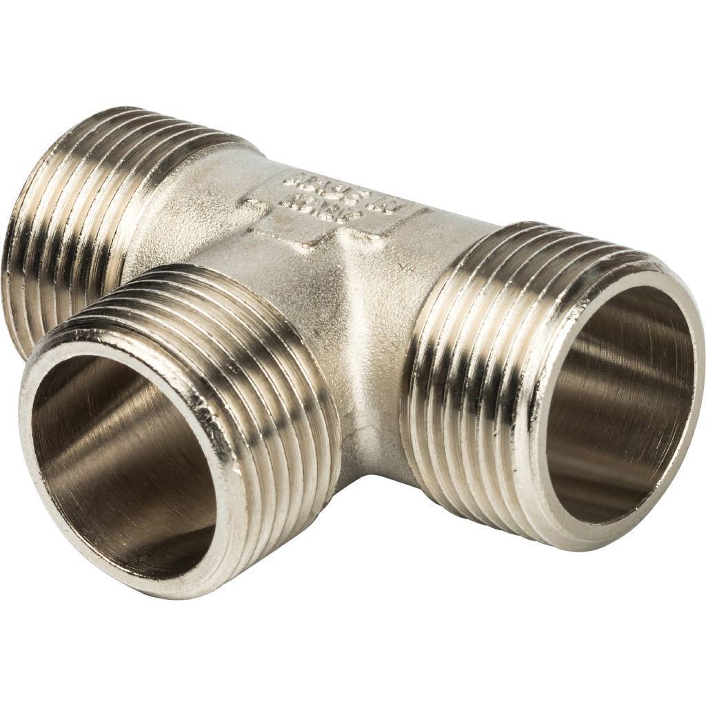 Купить SFT-0018-000111 STOUT  Тройник НН никелированный 1"X1"X1" STOUT по лучшей цене с доставкой - интернет-магазин Прогрессивные решения