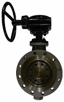 Затворы с тройным эксцентриситетом фланцевые DN 1200, PN 10, Корпус угл. сталь, Диск угл. сталь, Уплотнение нерж. сталь grafit KVANT  по лучшей цене с доставкой - интернет-магазин Прогрессивные решения