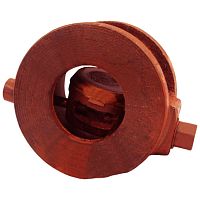 Клапан обратный чугунный 19ч21бр, Мегастрой, Ду-50, Ру-16, межфланцевый, поворотный ГРОЕН