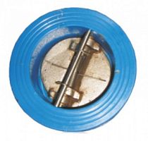 Клапан обратный чугунный ЗОЧ-16, ЧАЗ, Ду-150, Ру-16, межфланцевый, двустворчатый ГРОЕН
