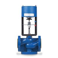 Клапан смесительный КССР 100 DN65 с электроприводом SAUTER AVF 234 (клапан НО) 24 В 1.2200 КПСР  по лучшей цене с доставкой - интернет-магазин Прогрессивные решения