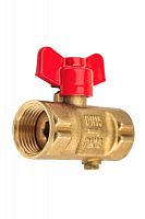 Кран шаровый трёхходовой для манометра 11б27п(м) Pу16 Ду15 G1/2xM20x1,5 ФИЗТЕХ  по лучшей цене с доставкой - интернет-магазин Прогрессивные решения